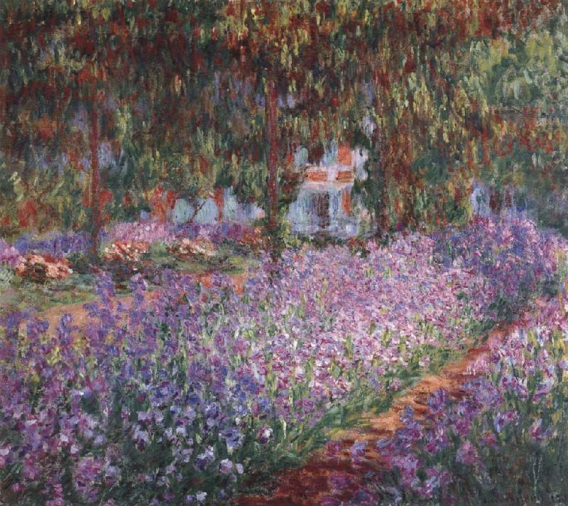 Claude Monet Monet-s Garden the Irises china oil painting image